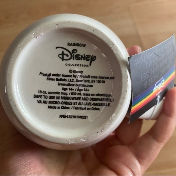 NEW Disney’s Mickey Mouse Rainbow Coffee Mug 18oz - Picture 8 of 8